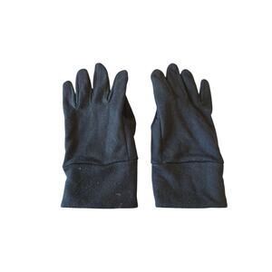 Black grippy gloves, one size
